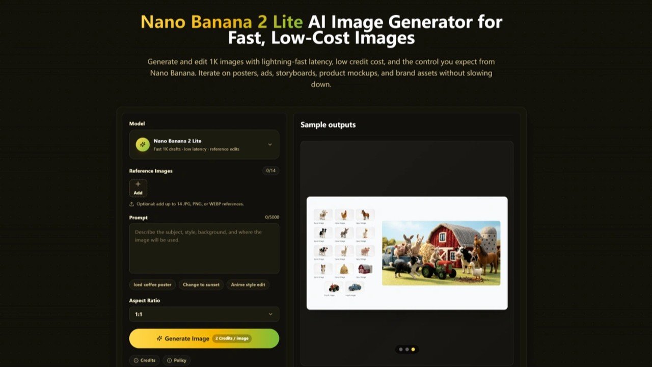 Nano Banana 2 Lite cover image